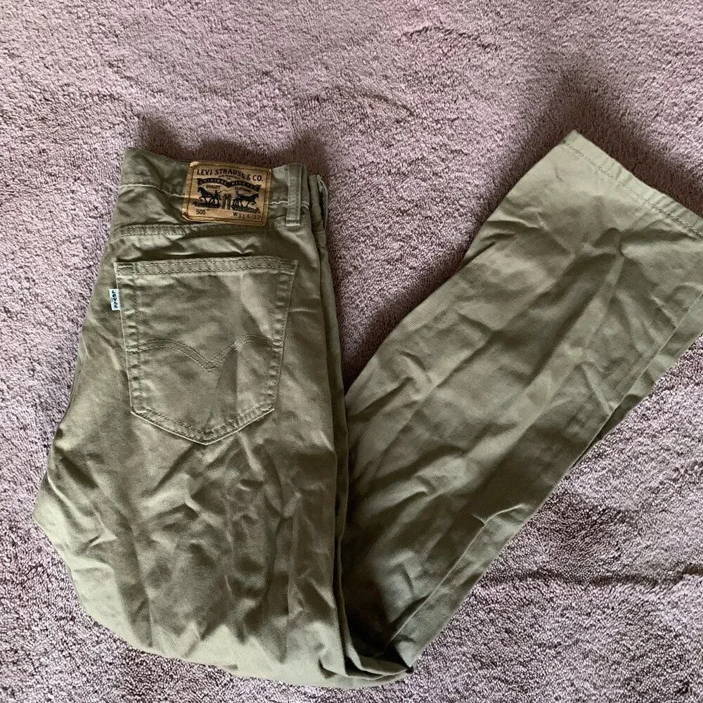 Vintage Levi's‎ 505 Tan Jeans